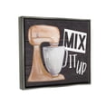 thumbnail image 3 of Stupell Mix It Up Kitchen Mixing Baking Food & Beverage Painting Gray Floater Framed Art Print Wall Art, 3 of 6