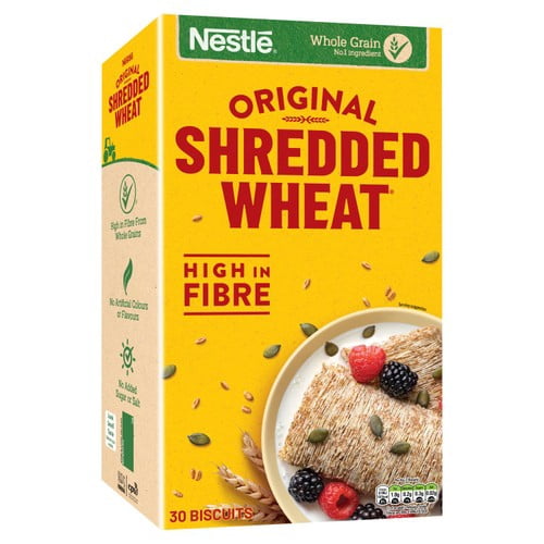 Shredded Wheat Original Breakfast Cereal 30 Biscuits 675g, British Import (Pack of 3)