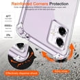 thumbnail image 4 of Funda de teléfono transparente a prueba de golpes para Motorola Moto G14 G54 5G G84 5G G13 G23 G53 G73, carcasa trasera de silicona delgada de TPU, carcasa gruesa, 4 of 4