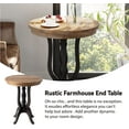thumbnail image 5 of COZAYH Medium Density Fiberboard Round End Table, Black, 5 of 8
