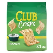 Club Ranch Cracker Crisps, Baked Snack Crackers, 7.1 oz