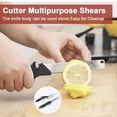 thumbnail image 4 of Kitchen Multitool Scissors, All-In-One Cutting Board And Knife Set, Premium Stainless Steel Blades For Vegetables Meats Herbs, Ergonomic Grip, Safety Lock, Easy To Clean And, 4 of 7