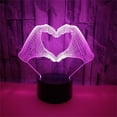 thumbnail image 1 of PENGXIANG Visuel Petite Atmosphère table Créative Lampe Valentine'S Jour 3d LED light, 1 of 2