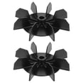 thumbnail image 1 of LIFKOME 2pcs Small Air Compressor Fan Blade Plastic Black For Home Users Replacement, 1 of 8
