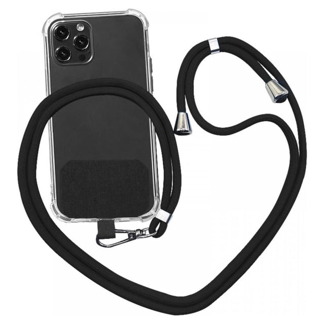 Cordón para teléfono celular para funda de teléfono, con correa ajustable para muñeca, compatible con llavero y parche de nailon de seguridad antipérdida para tarjetas fijas para personas mayores,