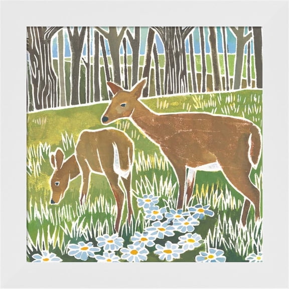 Great Art Now Wild Woodland IV by Kathrine Lovell, Framed Wall Art, 14W x 14H