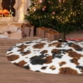 thumbnail image 2 of Cauagu 36" Christmas Tree Skirt Cow Tie Dye Pattern Christmas Tree Decorations Tree Mat for Xmas Decorations Occasion Holiday Home Decor -36", 2 of 7