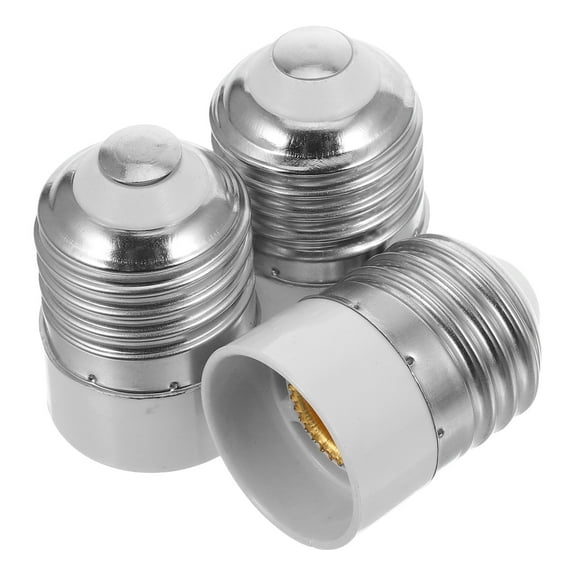 Hytrove E27 to E14 Light Bulb Socket Converter Multi Homeowners Indoor Lighting 3Pcs