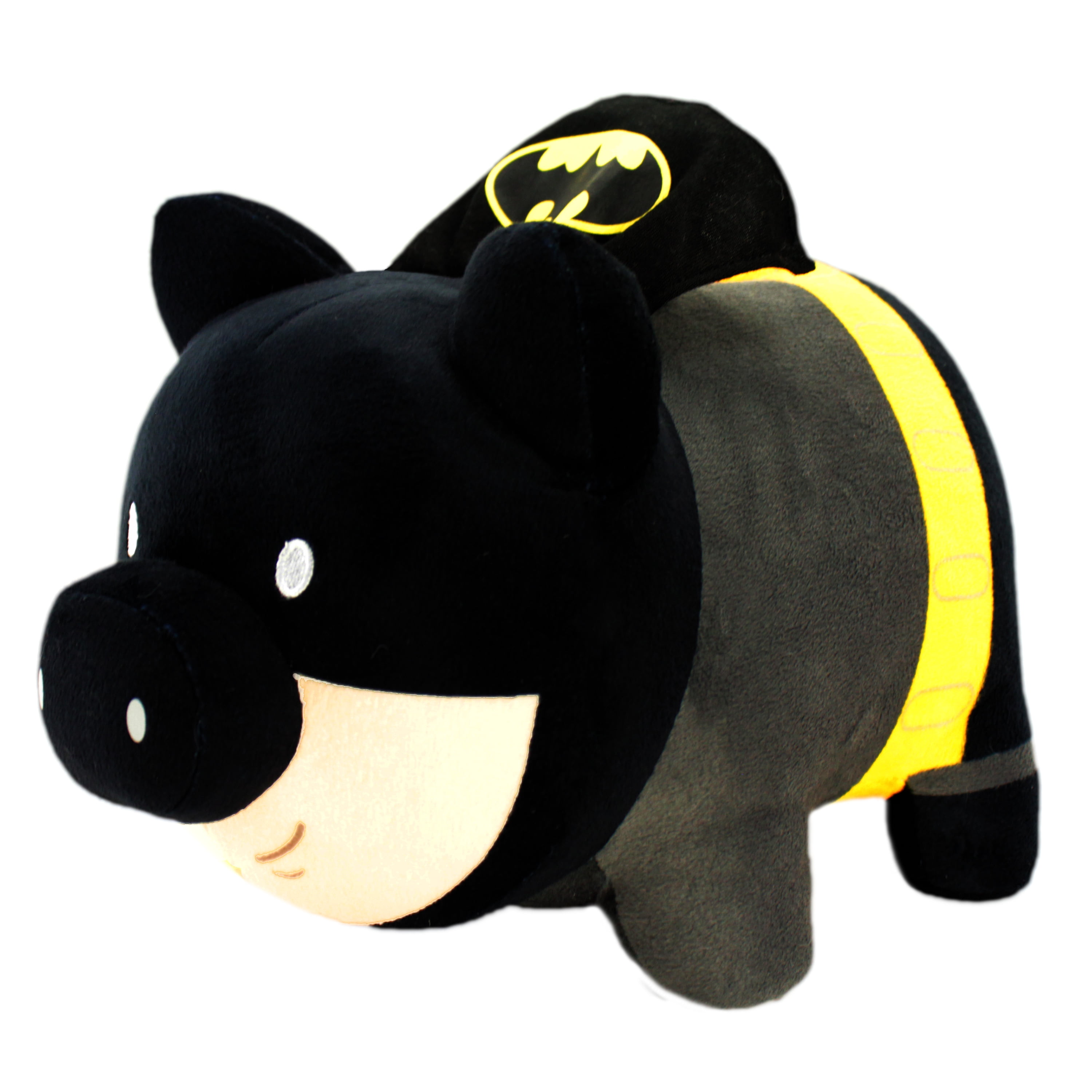 DC COMICS BATMAN Plush Bank Justice League Toy Stuffed Animal NEW with Tags RARE 