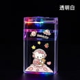 thumbnail image 4 of Internet Celebrity Cartoon Yugui Dog Cigarette Box Lighter Integrated Light Transparent Body 20 Pieces Complete Packaging, 4 of 9