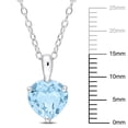 thumbnail image 2 of Everly Women's Topaz Sterling Silver Necklace, 2 of 5