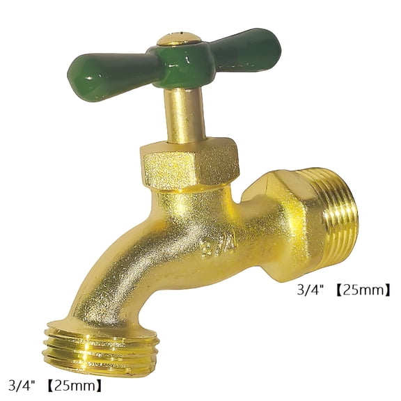 HIBIBUD Simple faucet zinc alloy retro outdoor garden faucet washing machine mop faucet 3-4 Green