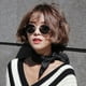 thumbnail image 3 of Bufanda envolvente de color liso para mujer, accesorio de moda (negro), 3 of 3