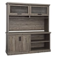 thumbnail image 4 of Sauder Aspen Post Engineered Wood Credenza in Pebble Pine/Brown Finish, 4 of 14