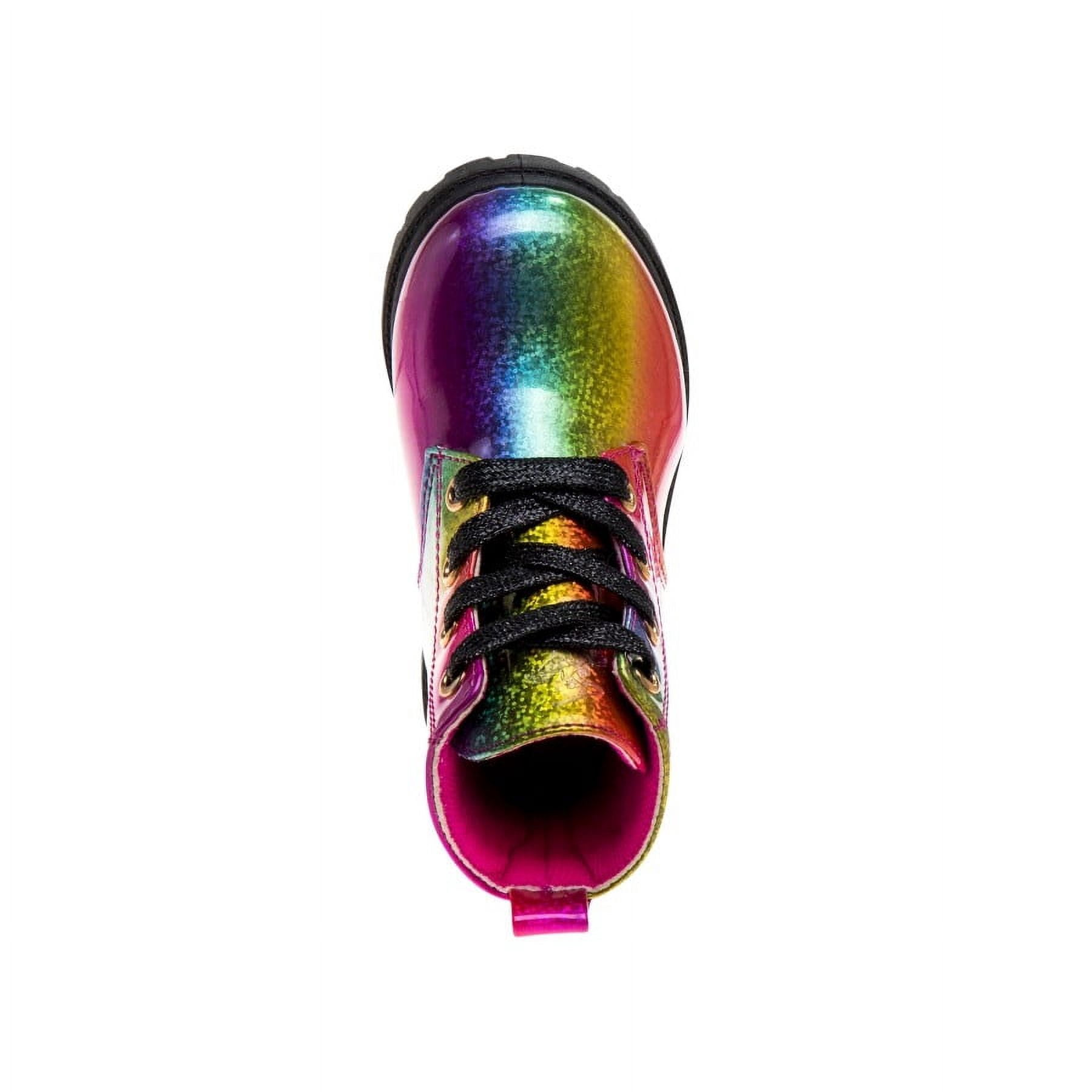 Beverly Hills Polo Club Little Kids Fashion Combat Boots, Multi, 2