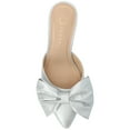 thumbnail image 4 of Journee Womens Tiarra Mules Mid Stiletto Pointed Toe Evening Pumps, Widths Available, 4 of 8