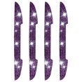 thumbnail image 3 of Car Door Handle Scratch Protector Rhinestone Car Door Handle Scratch Protector Rearview Mirror Luxury Diamond Sticker Car Door Handle Protector, 3 of 8