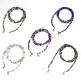 thumbnail image 2 of Soporte de cadena para gafas BRI con cordones y máscara con cuentas 5 colores, 2 of 5
