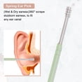 thumbnail image 6 of Unique Bargains Safe and Effective Ear Cleaner Ears Wax Removal Kit Tool 10 Pcs Green, 6 of 6