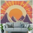 thumbnail image 4 of BCIIG Mountains Sun Bob Ross Tapestry Wall Hanging Unique Style Graphic Tapestries Home Wall Decor Art for Living Room Bedroom Apartment Farmhouse Dorm 40x60inch, 4 of 6