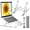 Silver, variant on FIASON 1 Pack Black Adjustable Laptop Stand,Compatible with 9-17" Laptop,7-Levels Ventilated Aluminum Laptop Holder for Desk,Ergonomic Universal Computer Stand with aluminum, metal and Rubber