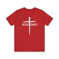 thumbnail image 3 of Redeemed Christian T-Shirt | Nail Cross Graphic Faith Tee | Religious Apparel for Men & Women | Bible Verse Gift, 3 of 35
