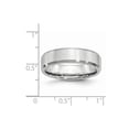 thumbnail image 6 of Cobalt Beveled Edge Satin 6mm Band Size: 12; for Adults and Teens; for Women and Men, 6 of 6