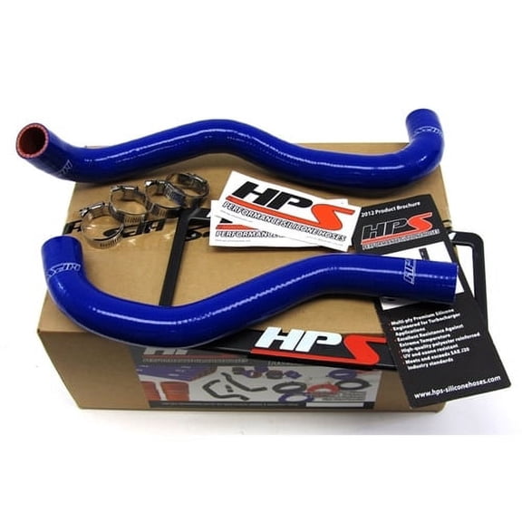 HPS 57-1199-BLUE Blue Silicone Radiator Hose For 2012-2015 Civic Si