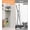 36cm/14.17inch, variant on Pull Out Broom Holder With Adjustable Double Row Sliding Hook  Multifunctional Slide And Mop Storage/organizer Garage Organization Hooks For Closet Laundry Cupboard Kitchen