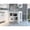 Multicolor, variant on Kitchen Island with 3 Shelves / Suits Small and Spacious Kitchens
