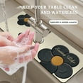 thumbnail image 5 of Sink Faucet Guard & Absorption Pad For Kitchen, Bathroom Or Laundry, Anti-mould, Quick-drying, Drip Mat For Sponges, Eliminates Water Marks, Xinsrenus Under $5! Sink Faucet Guard & Absorption, 5 of 7