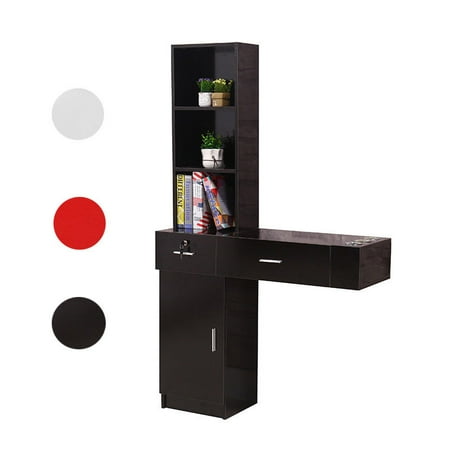Ubesgoo Modern Wall Mount Salon Lockable Cabinet Hair Stylist
