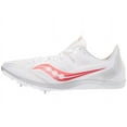 thumbnail image 2 of Women's Saucony Endorphin 3 Track Spikes White/Vizi Red, 2 of 6