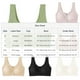 thumbnail image 2 of HongQid Front Closure Bra for Women Seamless Straps Bralettes Everyday Basic Sleeping Bras, 2 of 4