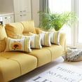 thumbnail image 2 of Set of 4 Sunflower Design Lumbar Pillow Covers, 2 of 4