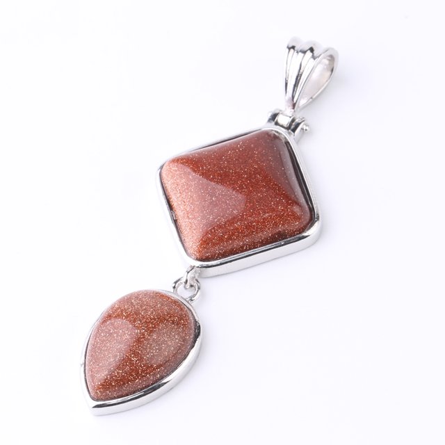 Pendentifs Géométriques en Forme de Goutte d'Eau Quartz pour Colliers Femmes Hommes