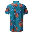 thumbnail image 3 of Palato Mens T Shirts,Men Hawaiian Short Sleeve Beach Shirt Printed Summer Casual Button Down Shirts, 3 of 5