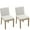 Natural-Beige, variant on Dayalane Modern Farmhouse Dining Chairs Set of 6,Mid Century Upholstered Linen Armless Side Chairs with Solid Wood Legs for Kitchen Island, Living Room or Restaurant, Beige