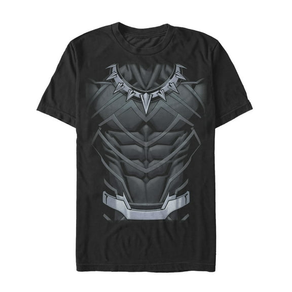 Men's Marvel Black Panther Suit Graphic Tee Black Large