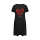 thumbnail image 4 of Camisón corto de mujer, vestido de largo medio con estampado de moda, camisón corto extragrande de mujer, camisón de manga corta con estampado de pecho a la moda, camisón de mujer, 4 of 6