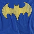 thumbnail image 2 of DC Batgirl Logo Distressed Women's T Shirt, Royal, Medium, 2 of 6