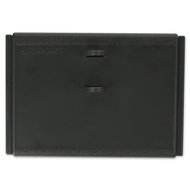 ATAGLANCE Desk Calendar Base, Black, 4 1/2" x 8"