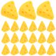 thumbnail image 5 of 30 piezas de cocina en miniatura, comida, queso, modelos de queso artificial, simulación de tartas de queso triangulares, figuritas de comida para decoración de mini casa y cocina, 5 of 8