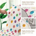thumbnail image 5 of Yayeee 2 Pack Dining Chair Covers Stretch Parson Chairs Slipcovers Seat Protector, Polka Dot, 5 of 6