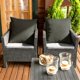 thumbnail image 5 of Uxcell 2-Pack Fundas de Almohadas para Exteriores, 18x18Pulgadas/45x45 cm Funda de Almohada Moderna para Sofá de Patio [Marrón Oscuro], 5 of 6