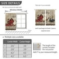 thumbnail image 3 of Farmhouse Farm Kitchen Curtains Rustic Vintage Cute Animal Short Curtains for Windows Country Cow Barn Buffalo Checked Windmill Rod Pocket Small Cafe Window Treatment Drapes 2 Panels (26x36 Inch), 3 of 6