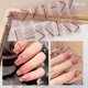 thumbnail image 2 of Pegatinas de uñas de Gel semicuradas, pegatinas de cobertura completa, parche de Arte de uñas de Gel, tiras de arte impermeables, fabricación de esmalte de manicura DIY, B0G7, 2 of 7