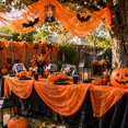 thumbnail image 6 of Halloween Decorations Indoor Outdoor,72 x 30 Inch 5 Pack Halloween Saffron Gauze Creepy Cloth Fabric Tapestry Decor,Spooky Halloween Decor for Home Wall Party Table Yard Haunted House, 6 of 10
