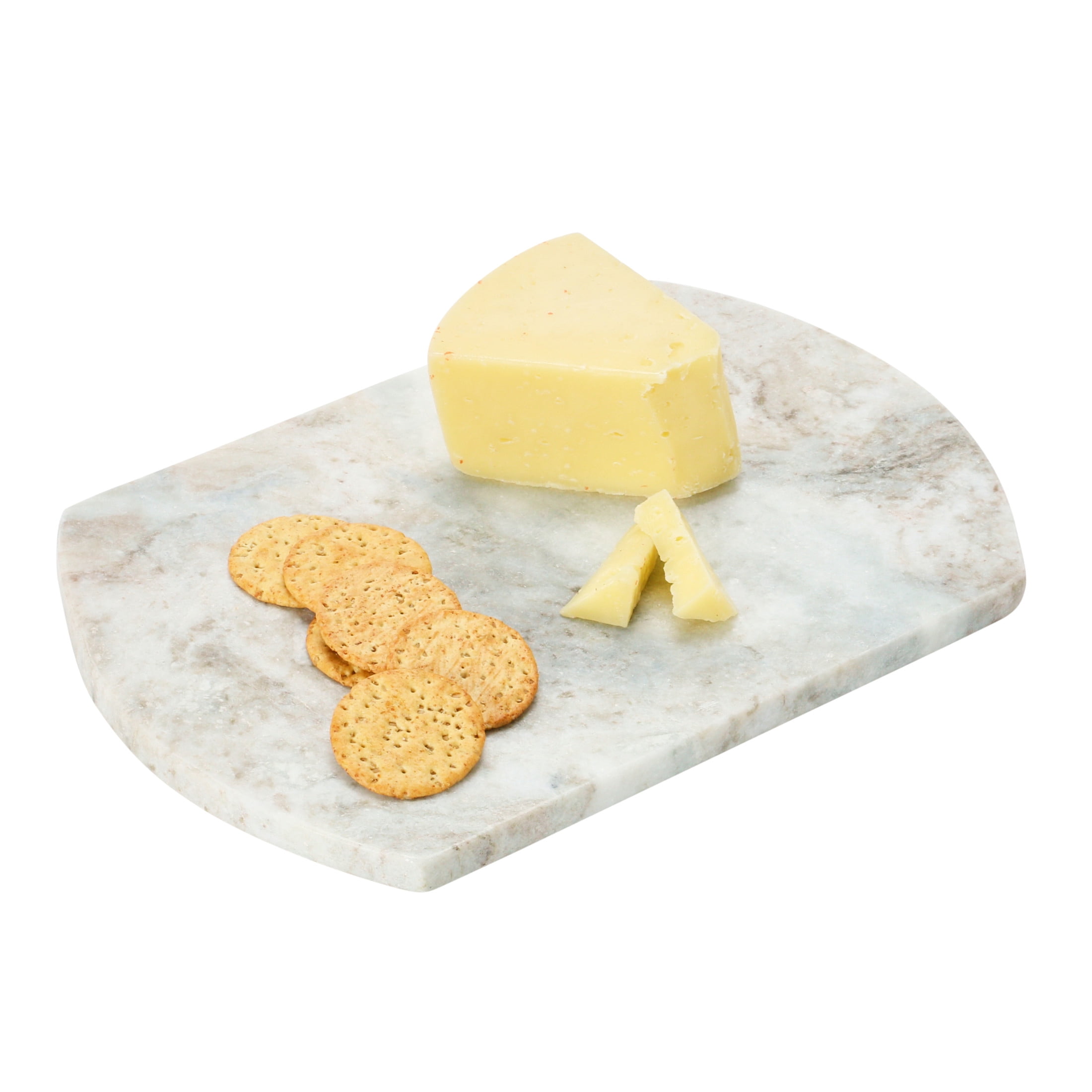 Creative Co-Op Long Marble Cutting Board, Buff