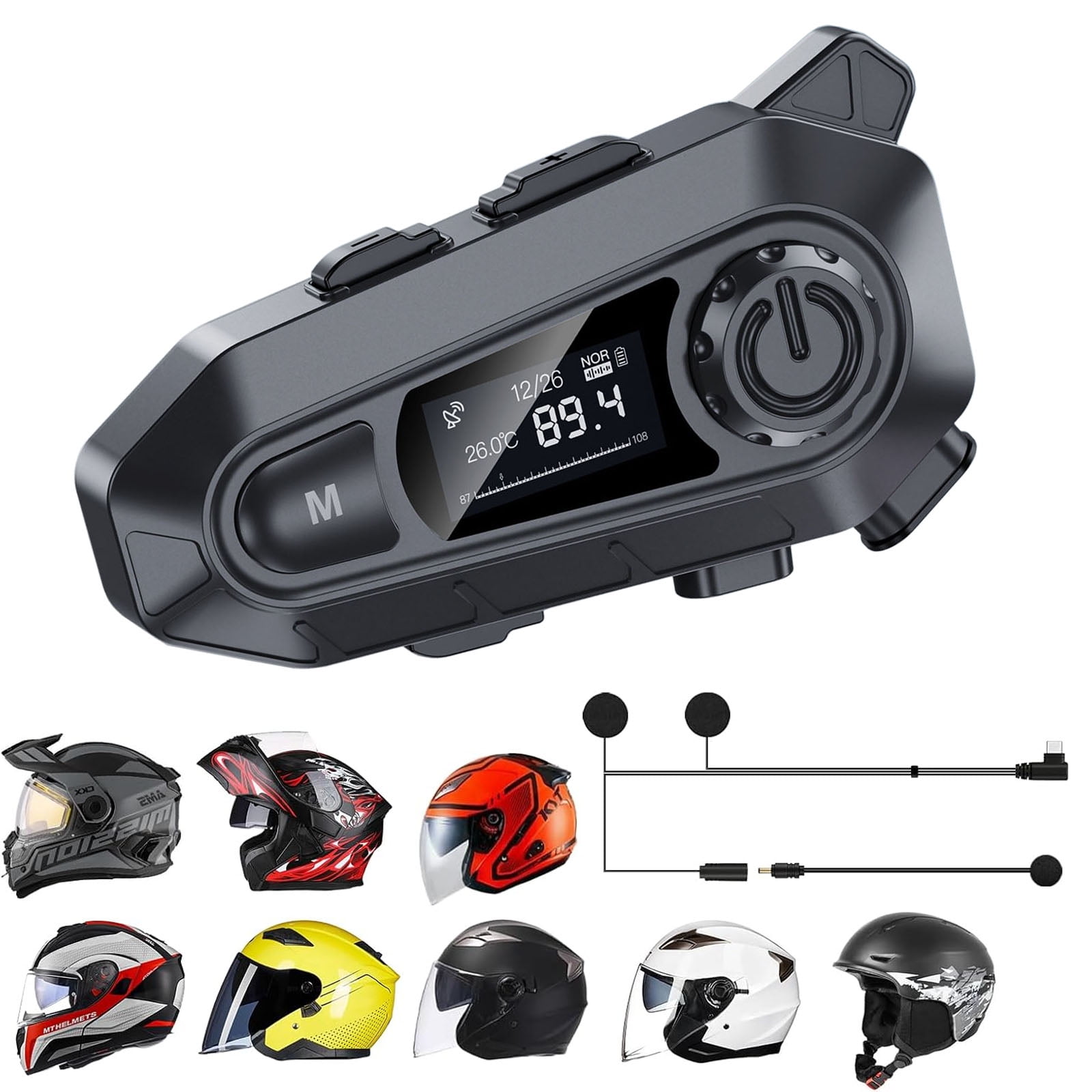 SENA 20S EVO HD Bluetooth Motorcycle Helmet Headset with Mesh